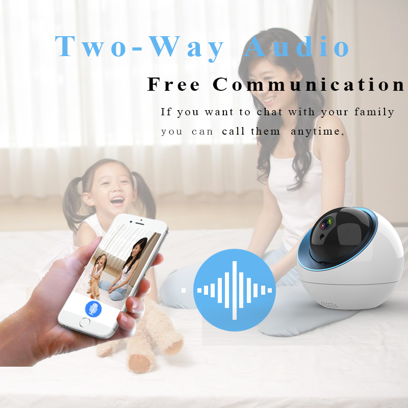 1080P wireless WiFi automatic tracking cloud storage surveillance camera